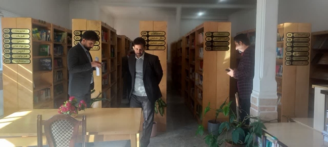 بازدید هیات بورد مهندسی بهداشت محیط از کتابخانه دانشکده بهداشت و تغذیه